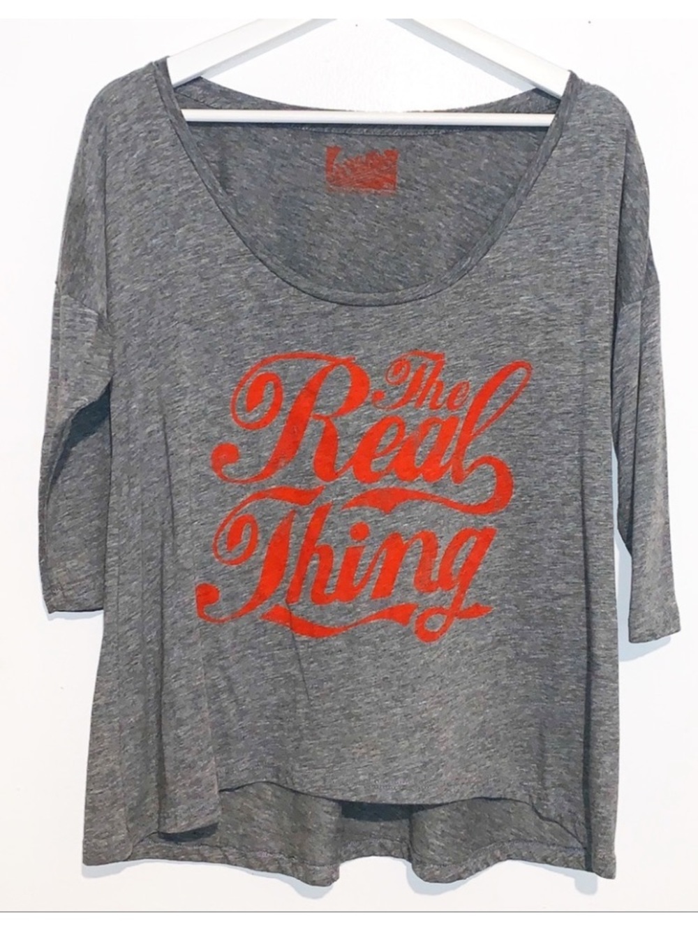 Local Celebrity “The Real Thing” 3/4 Sleeve Top